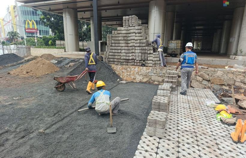 Pemasangan & pengadaan paving grass block Travoy